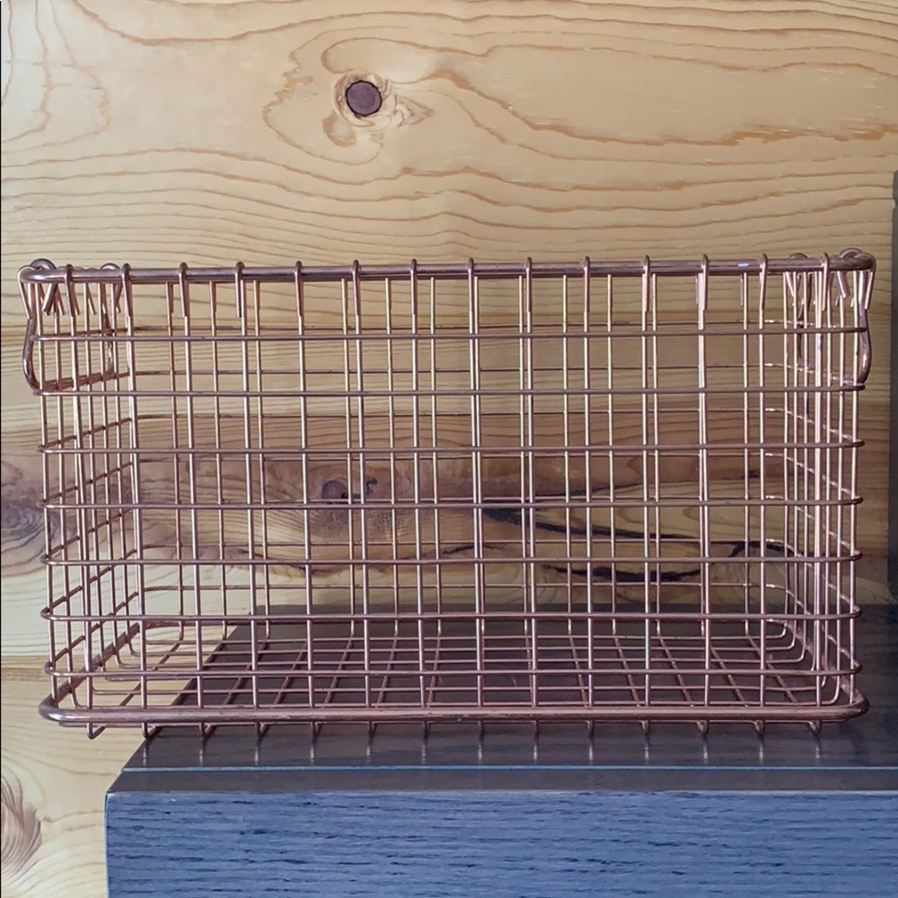 Copper Wire Storage Basket